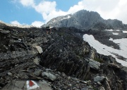 39 Cresta Baroni sulla dx, cresta nord-ovest a sx 